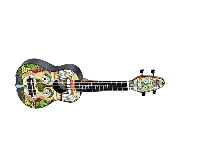 Ortega K2-TM Keiki Soprano ukulele-pack Totem 