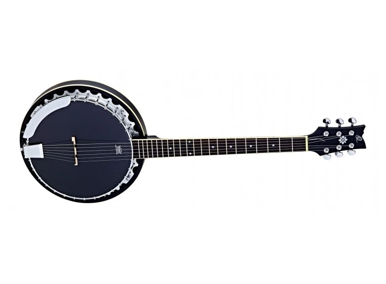 Ortega OBJ350/6-SBK 6-str. Guitar-Banjo med Gigbag 