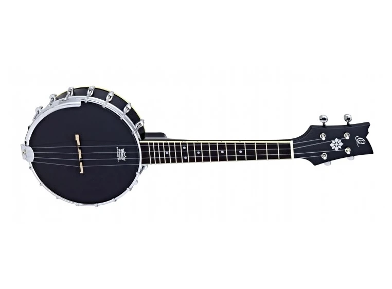 Ortega OUBJ100-SBK 4-str. Ukulele-Banjo med Gigbag 