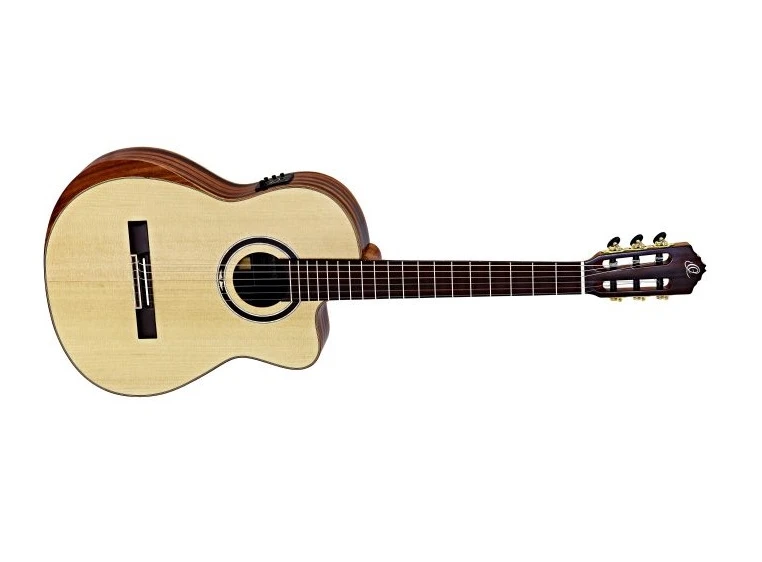 Ortega Striped Suite C/E Klassisk gitar 4/4 Slim neck 