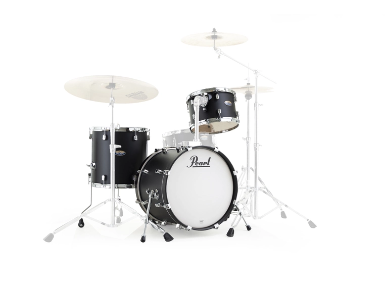 Pearl Decade Maple 20" Studio trommesett Shellpack - Satin Slate Black 