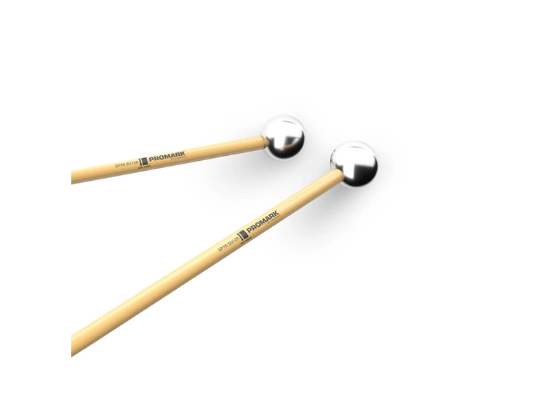 Promark SU12R SPYR Mallet Bells Medium Aluminium, Rattan 