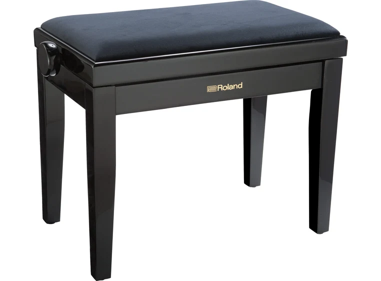 Roland RPB-220BK Piano Bench Satin Black, velours seat 