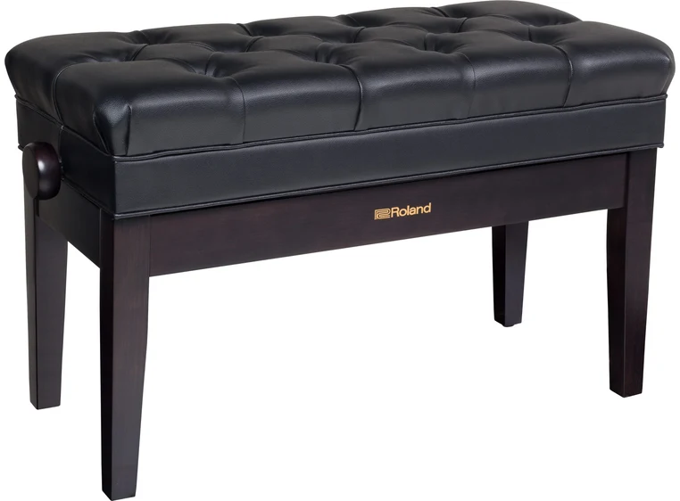 Roland RPB-D500RW Duet Piano Bench Rosewood, Vinyl Seat 