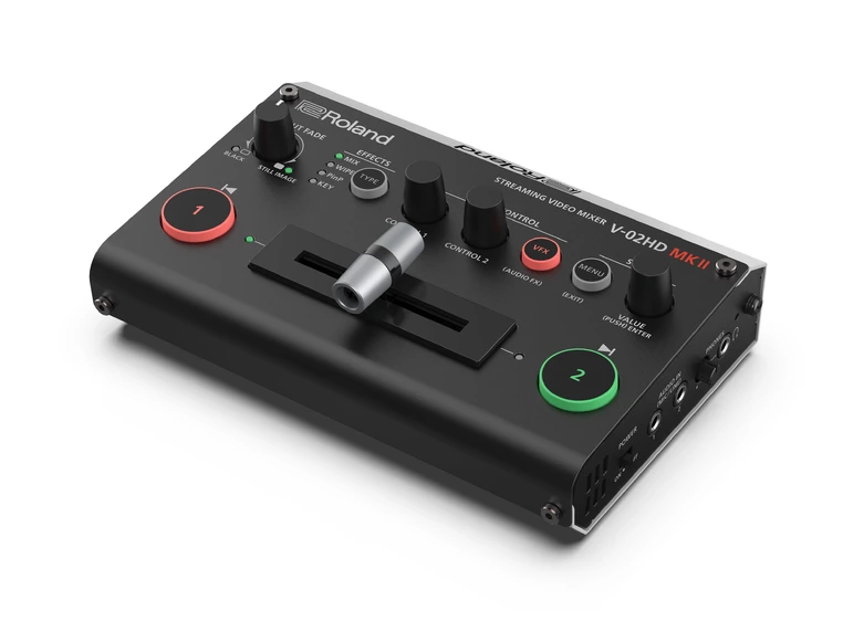 Roland V-02HDMKII Micro video switcher with USB C streaming output 