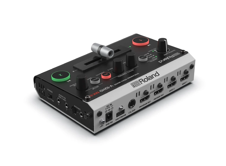 Roland V-02HDMKII Micro video switcher with USB C streaming output 