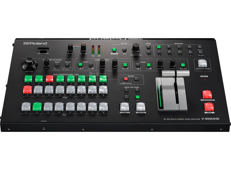 Roland V-600UHD Video switcher 4K HDR Multi-format 