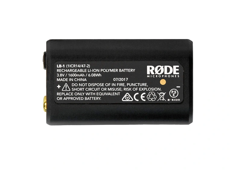 Røde LB1 Lithium batteri oppladbart 