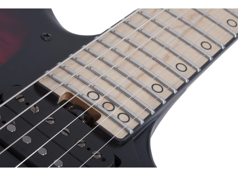 Schecter Miles Dimitri Baker SVSS Crimson Red Burst Satin 