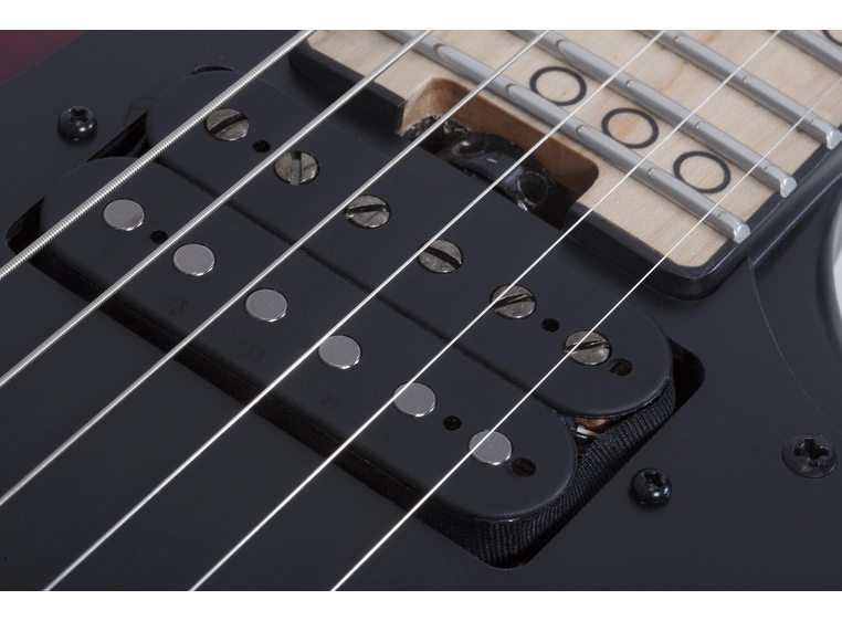 Schecter Miles Dimitri Baker SVSS Crimson Red Burst Satin 