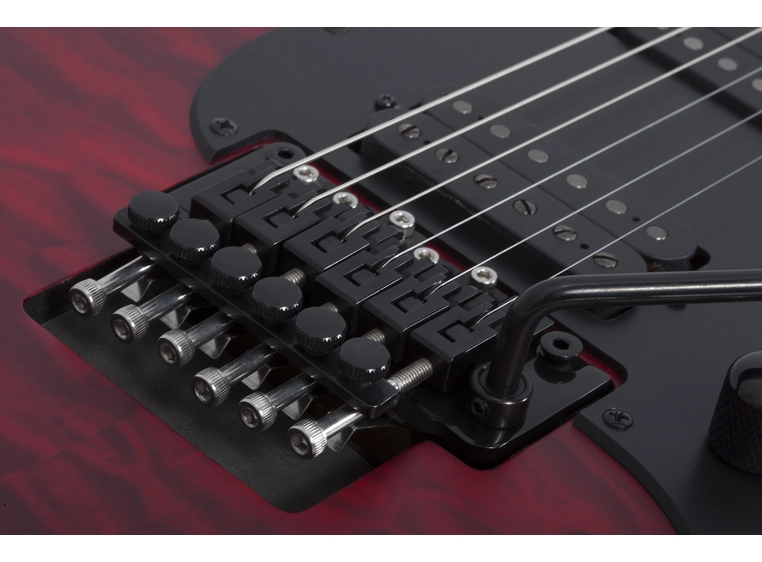 Schecter Miles Dimitri Baker SVSS Crimson Red Burst Satin 