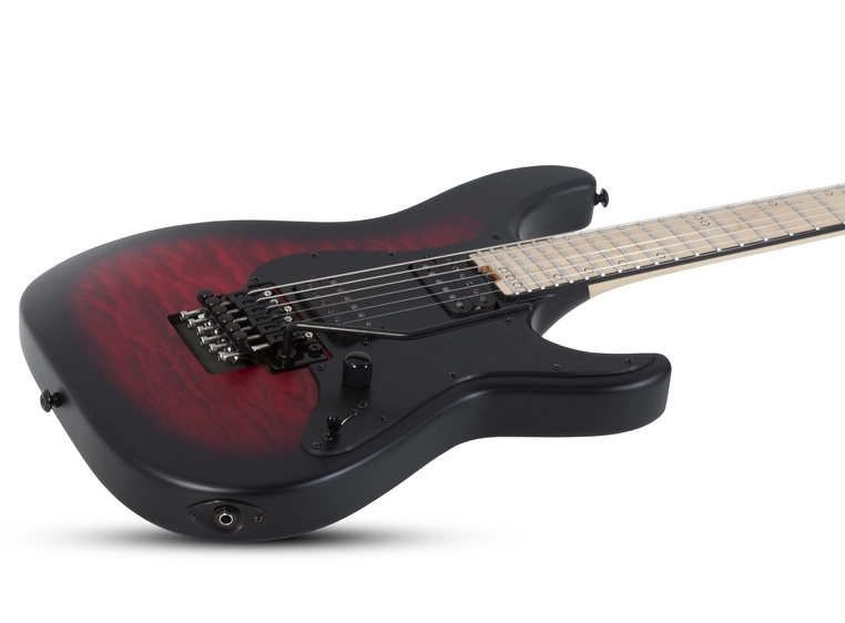 Schecter Miles Dimitri Baker SVSS Crimson Red Burst Satin 
