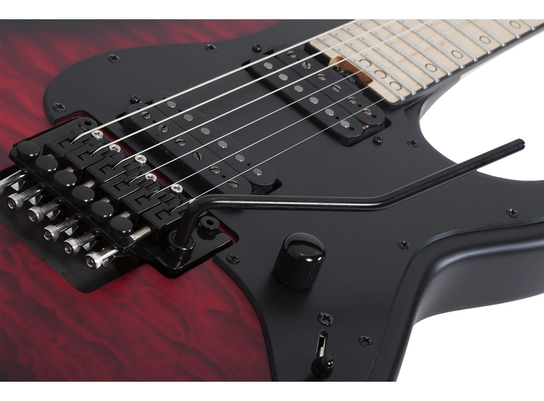 Schecter Miles Dimitri Baker SVSS Crimson Red Burst Satin 