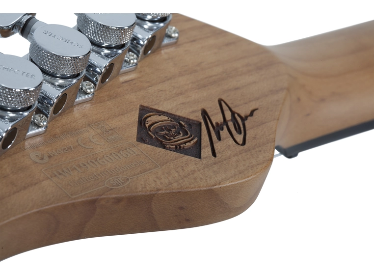 Schecter Nick Johnston Traditional H/S/S Atomic Snow 