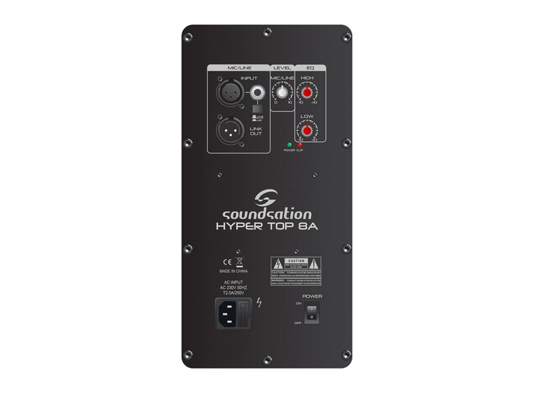 Soundsation HYPER TOP 8A 8 Aktiv høyttaler Bi-Amped 480w 