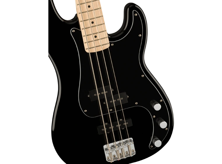 Squier Affinity Series Precision Bass PJ Black, Black Pickguard, MN 