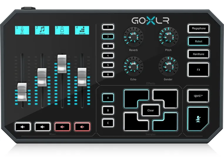 TC-Helicon GoXLR Alt-i-ett lydkort for gaming og podcast 