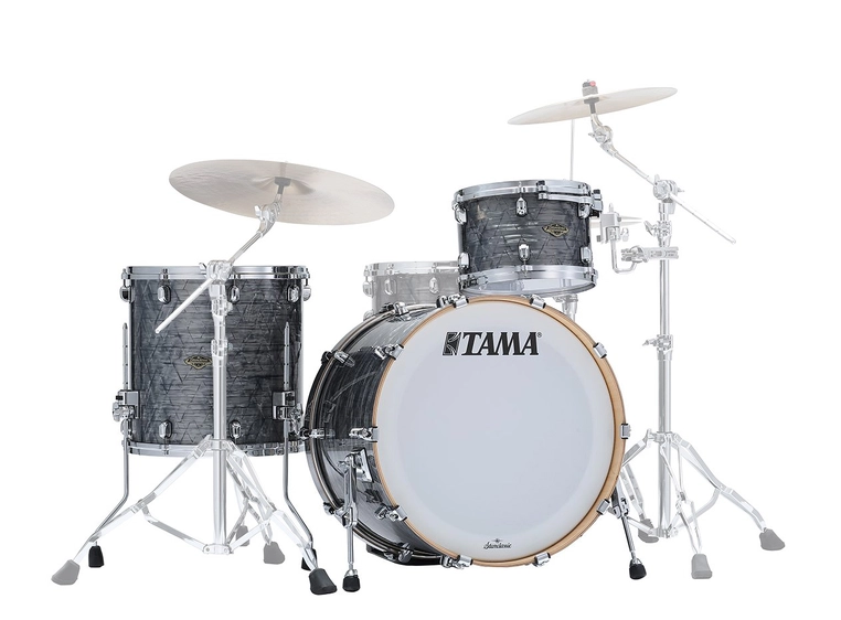 Tama WBR32RZS-CCO SC Walnut/Birch 3-shellkit (12,16,22), Charcoal Onyx 