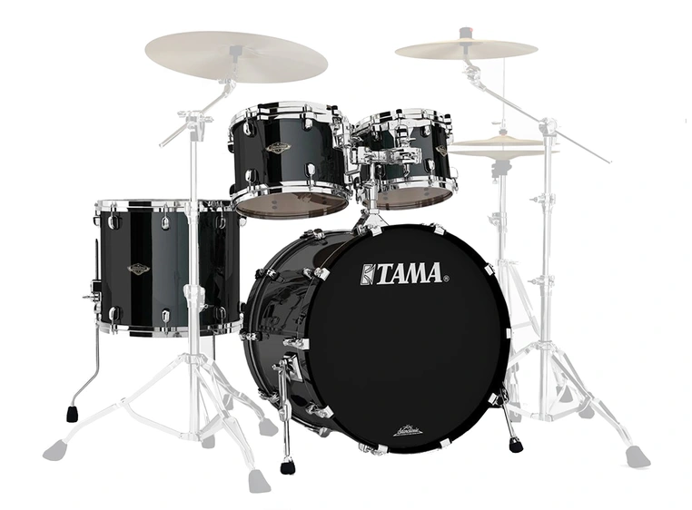 Tama WBS42S-PBK SC Walnut/Birch 4-shell (10,12,16,22), Piano Black 