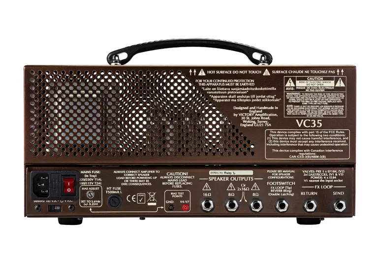 Victory Amplifiers VC35 The Copper 35W Rørtopp 