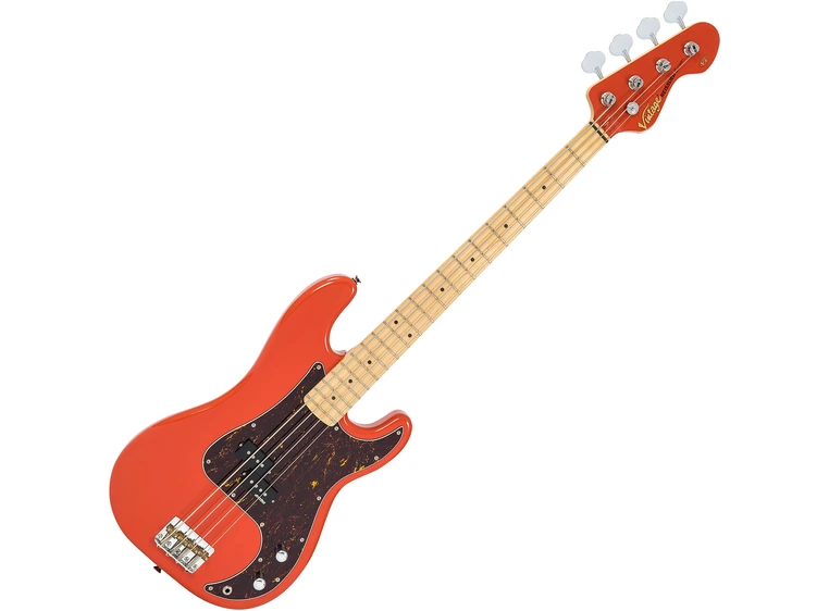 Vintage V4 Bass Firenza Red 