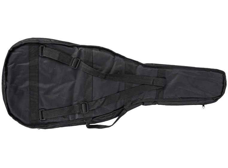 Woodrock gigbag for el-gitar, sort/grå (20mm polstring) 
