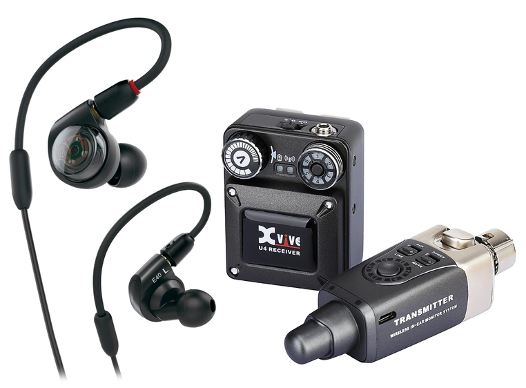 Xvive U4 In-ear bundle med ATH-E40 