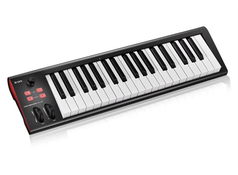 iCon iKeyboard 4 Nano USB MIDI Controller Keyboard, 37 keys