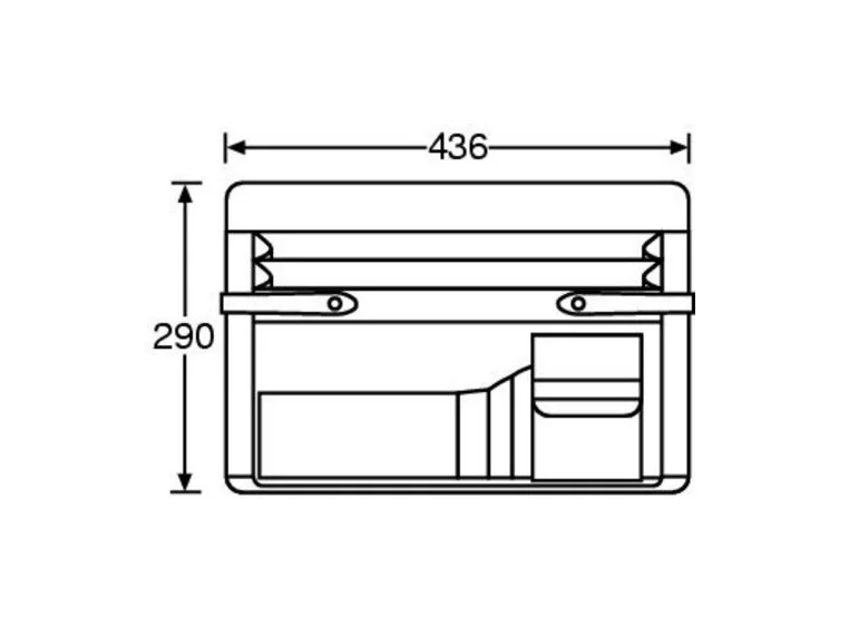Adam Hall Hardware 2801 - Briefcase Insert 