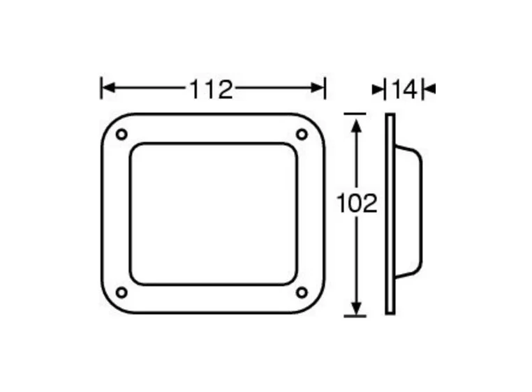 Adam Hall Hardware 38080 - Castor Dish steel galvanised 