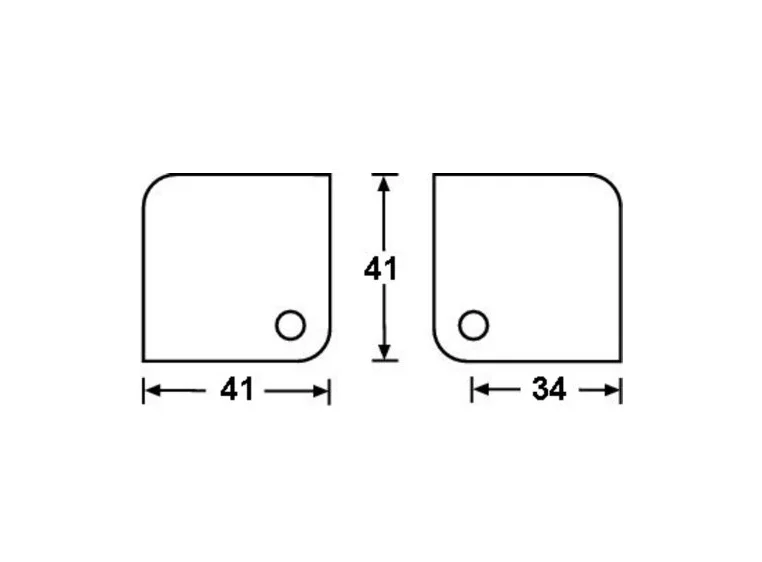 Adam Hall Hardware 4001 - Square Case Corner 