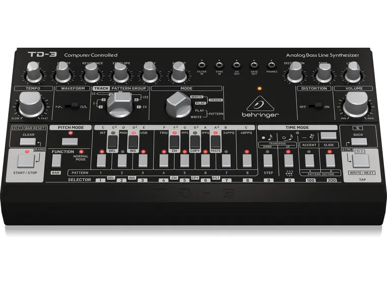 Behringer TD-3-BK Analog Bass Line Synthesizer 