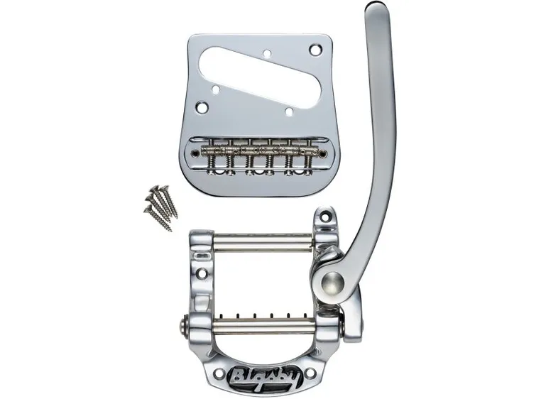 Bigsby B5 Telecaster-modifikasjon vibrato monteringssett, krom 