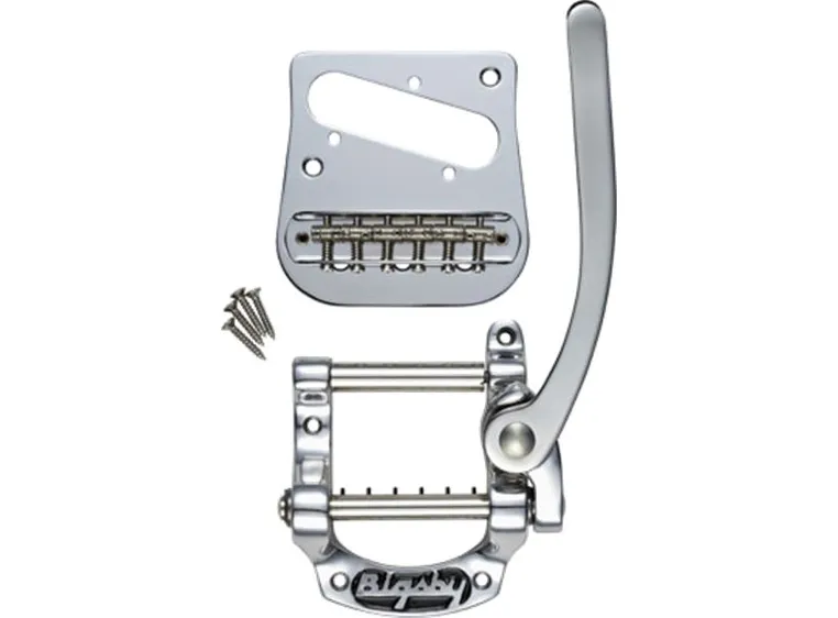 Bigsby B5 Telecaster-modifikasjon vibrato monteringssett, krom 