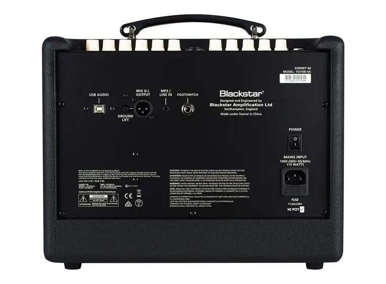 Blackstar Sonnet 60 Black 