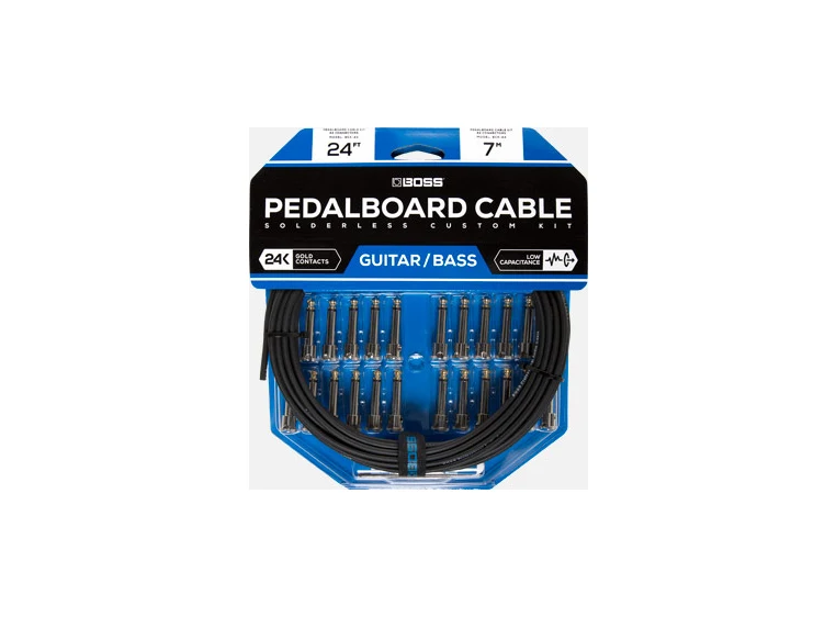 Boss BCK-24 Pedal Board Cable Kit 24 Connectors, 7.3M CABLE 
