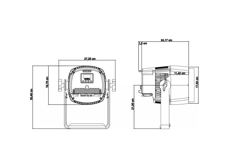 Briteq BT-COLORAY 60R Led Par 60W RGBW, IP65 