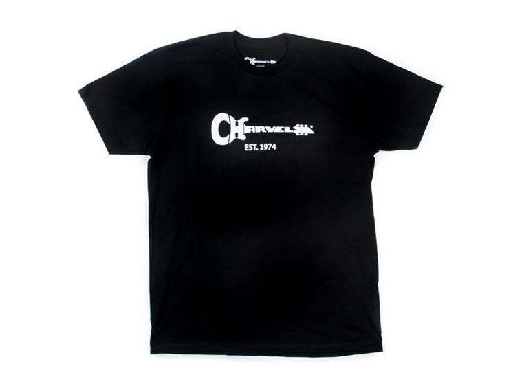 Charvel Guitar Logo t-skjorte, svart, L