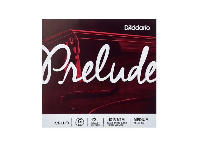 D'addario J1013 1/2M Prelude Cello G 1/2 /Medium Tension 