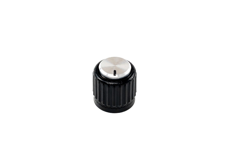 D'addario PW-LNL-01BS LokNob Large Plastic - Black/Silver 