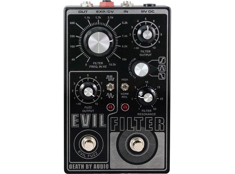 Death By Audio Evil Filter Psycho HP/BP/LP Filter with switchable Fuzz