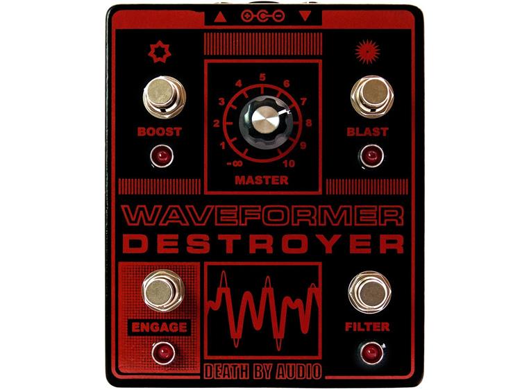 Death By Audio Waveformer Destroyer Customisable 4-way Fuzz,Overdrive & Dist