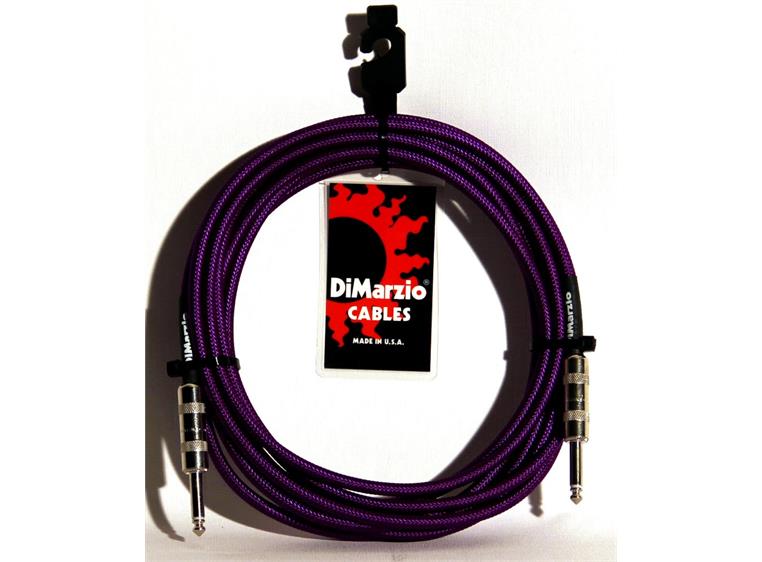 Dimarzio EP1718SSP Instrumentkabel Braided 5,4 m. Purple