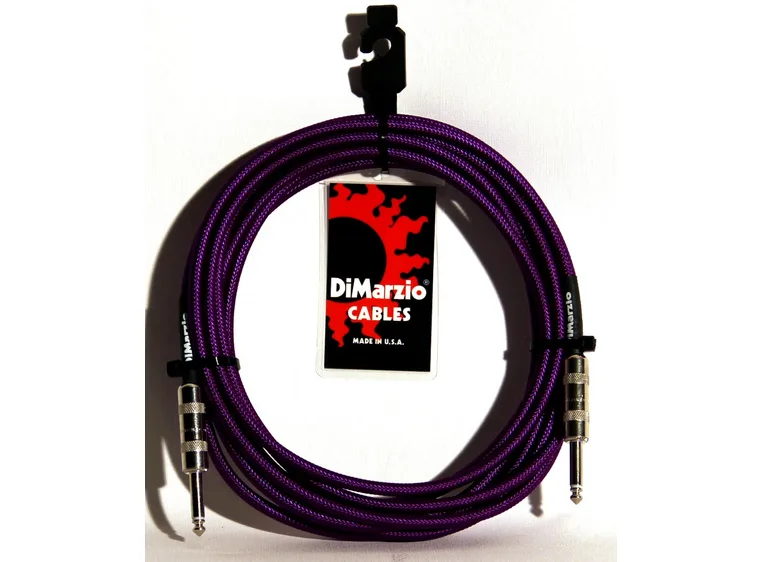 Dimarzio EP1718SSP Instrumentkabel Braided 5,4 m. Purple 