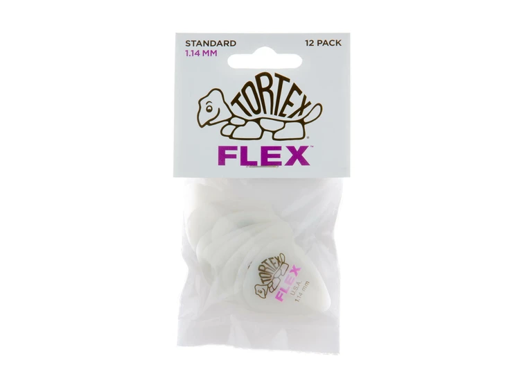 Dunlop 428P1.14 Tortex Flex Standard 12-Pack 