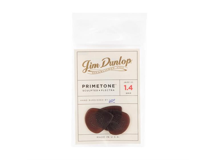 Dunlop 518P1.4 Primetone Jazz III Grip 3-pakning
