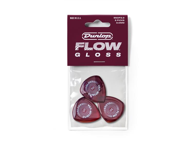 Dunlop 550P3.0 Flow Gloss 3-Pack