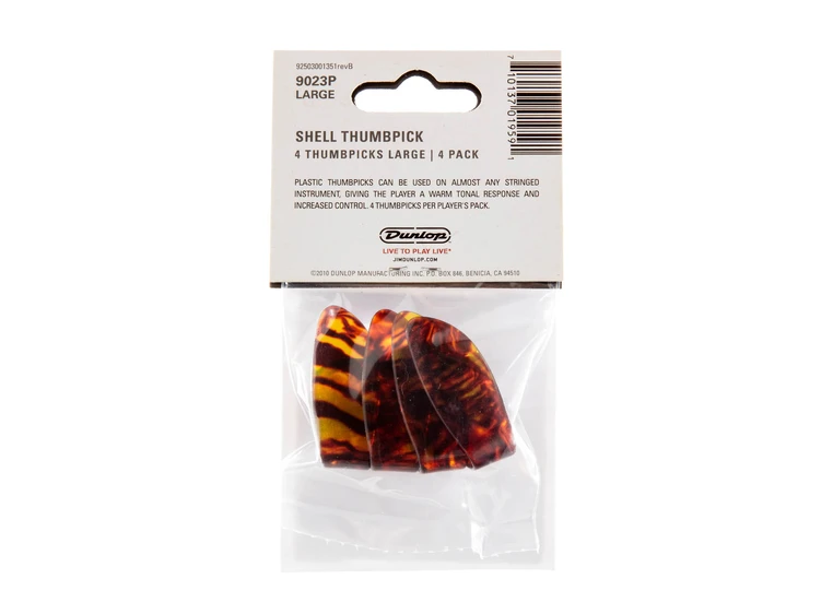 Dunlop 9023P Shell T/PK Large 4-Pack 