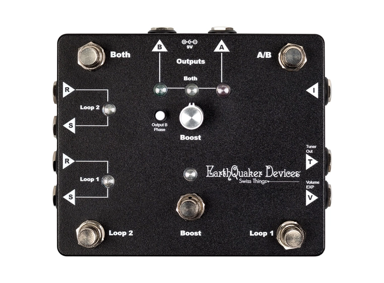 EarthQuaker devices Swiss Things™ All-in-one pedalboard reconciliation 