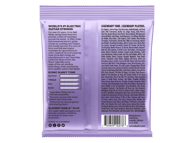 Ernie Ball EB-2227 Ultra Slinky (010-048) Nickelwound 